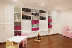 Play Room in a Vancouver interior design custom home build.
